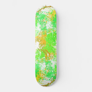 Abstrakte Paint Splash Art Skateboard