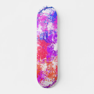 Abstrakte Paint Splash Art Skateboard