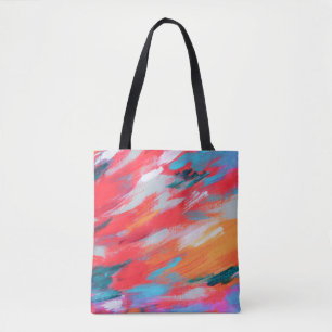 Abstrakte Palette Akrylarmatur Tragetasche Tasche