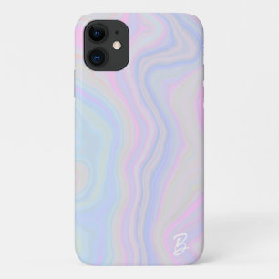 Abstrakte Pastel Agate Personalisiert Phone Case