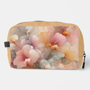 Abstrakte Pastell-Blumen-Wolken-Tinten-Landschaft Waschbeutel