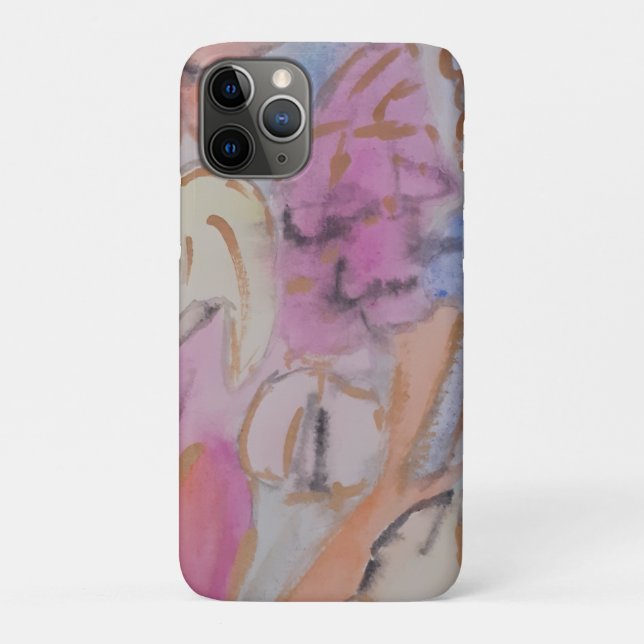 Abstrakte Pastell Floral Case-Mate iPhone Hülle (Rückseite)