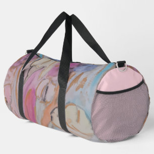 Abstrakte Pastell Floral Duffle Bag