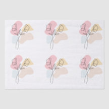 Abstrakte Pastell Floral