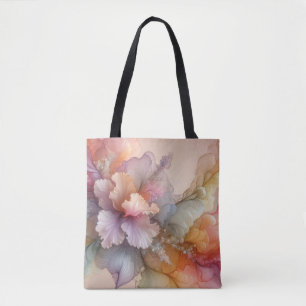 Abstrakte Pastell-Lavendel-Blumenwolkenlandschaft Tasche