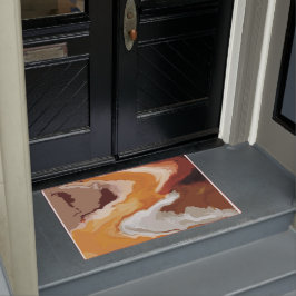 Abstrakte Pastell Paint Fox Schwanz Edition Fußmatte