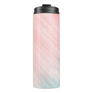 ABSTRAKTE PASTELL- UND MINZWAND THERMOSBECHER
