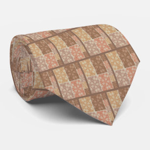 Abstrakte Pastellfarben in Beige und Rosa Krawatte
