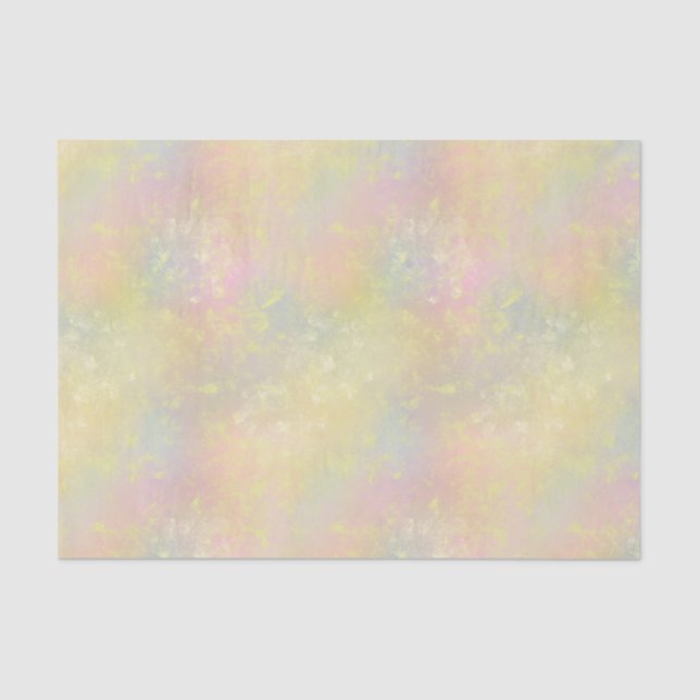 Abstrakte Pastellfeder-Textur Seidenpapier (Vorderseite)