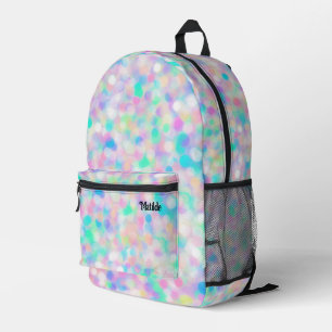abstrakte Pastellpunkte Bedruckter Rucksack