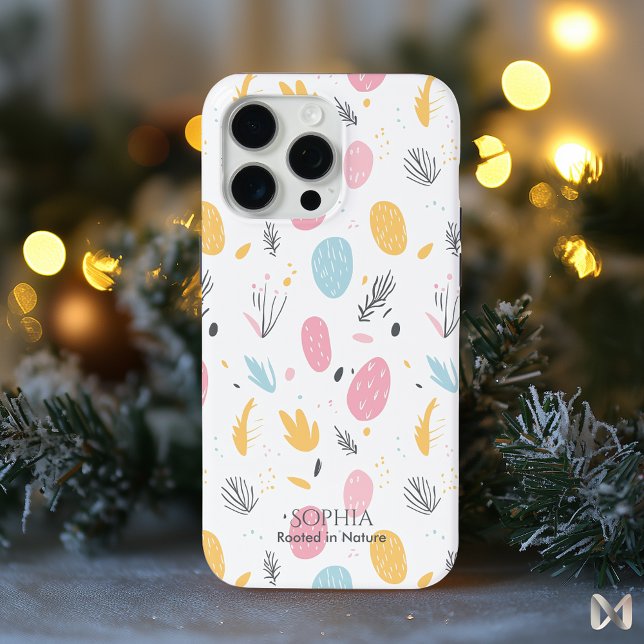 Abstrakte Pastelnatur - Minimalistisches Boho-Must Case-Mate iPhone Hülle (Von Creator hochgeladen)