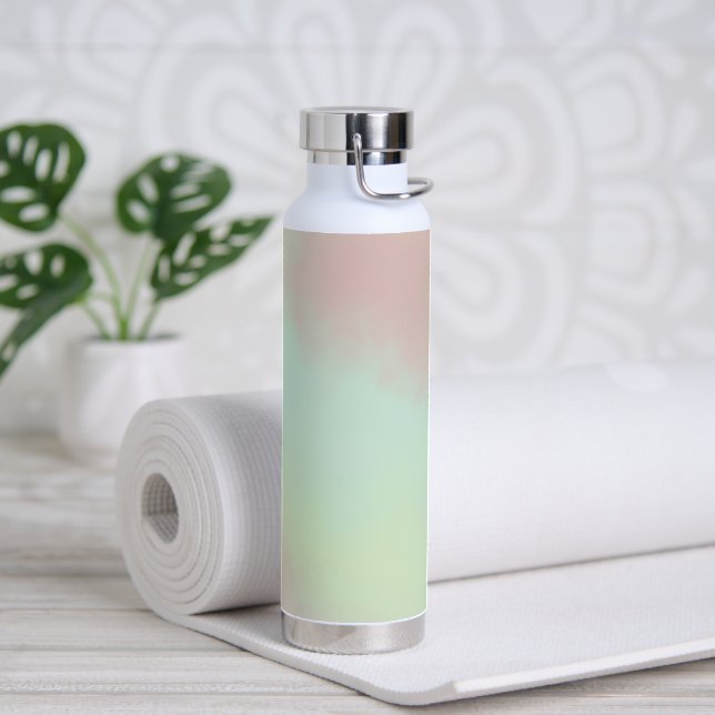 Abstrakte Pastelöl-Malerei Wasserflasche Trinkflasche (Yoga)