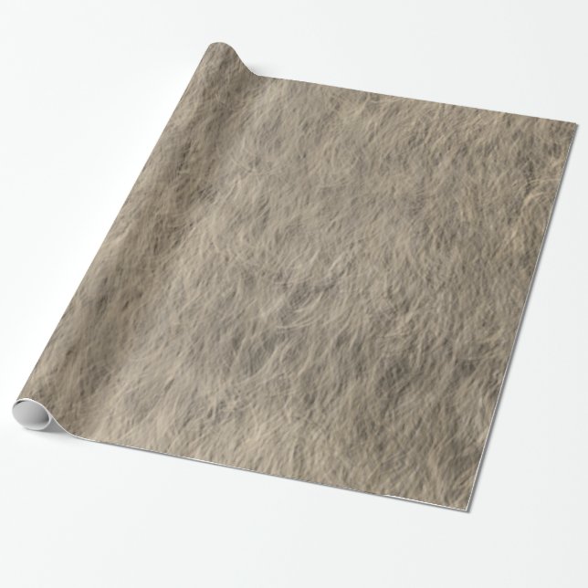 Abstrakte Pelz-Beschaffenheit - Beige Geschenkpapier (Ungerollt)