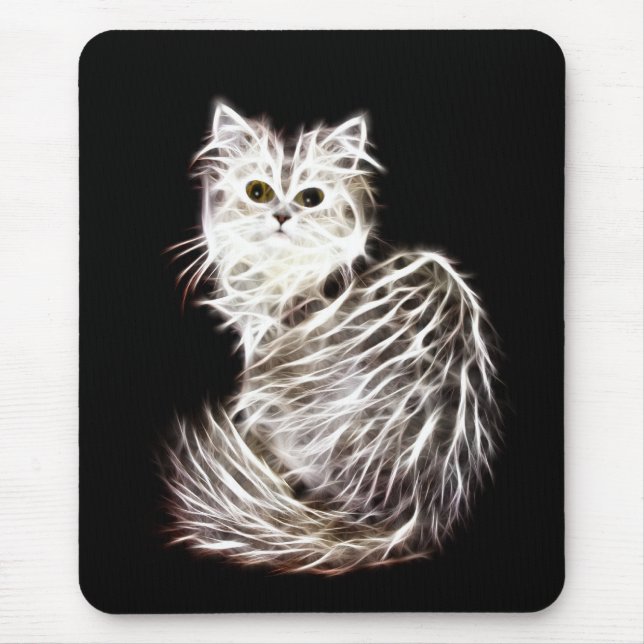 Abstrakte Persikatze Mousepad (Vorne)