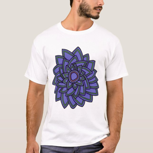 Abstrakte Petalen T-Shirt (Vorderseite)