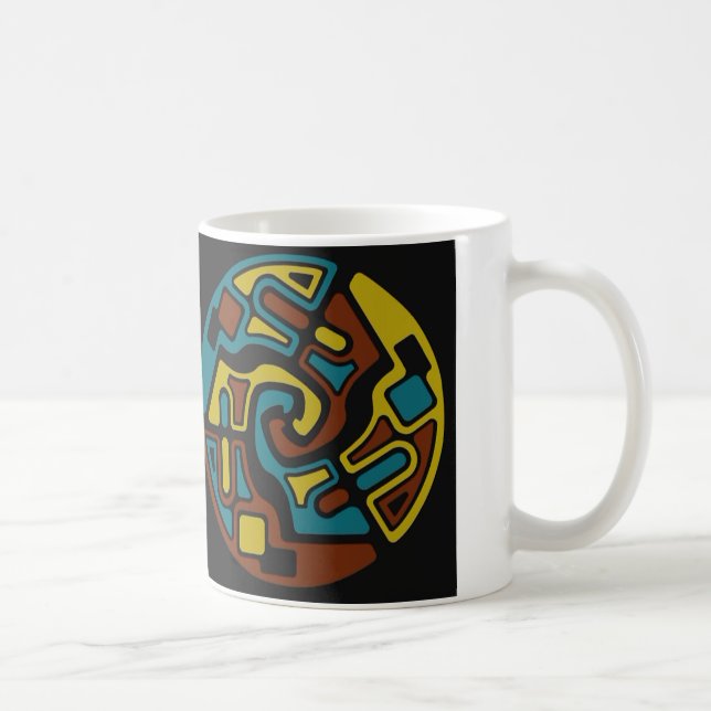 Abstrakte Pfeile Kaffeetasse (Rechts)