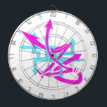 Abstrakte Pfeiltasten Dartscheibe<br><div class="desc">Abstrakte Pfeiltasten</div>