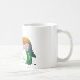 Abstrakte PferdeSilhouette Kaffeetasse