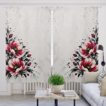 Abstrakte Pfingstrosen-Ecke-Blumenmuster