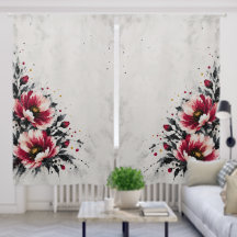 Abstrakte Pfingstrosen-Ecke-Blumenmuster
