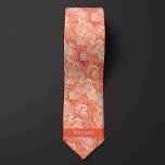 Abstrakte Pfirsiche Krawatte<br><div class="desc">Mit unserem Abstrakten Peach Floral Neck Tie schaffen Sie ein modernes und stilvolles Ambiente. Das abstrakte Blumenmuster in Pfirsich ist einzigartig und zugleich charmant. Lassen Sie sich die Gelegenheit nicht entgehen,  unsere passenden Socken für ein komplettes Ensemble zu entdecken.</div>