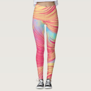 abstrakte Phoenix Feathers Leggings