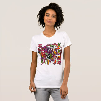Abstrakte Picasso-Art T-Shirt