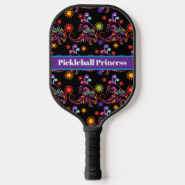 Abstrakte Pickleball-Prinzessin Pickleball Pad Pickleball Schläger