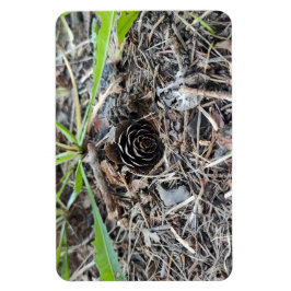 Abstrakte Pinecone-Blume Magnet