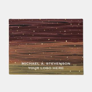 Abstrakte Pinselstriche, angepasst Fußmatte