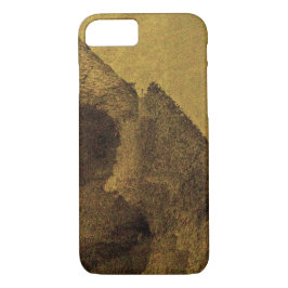 Abstrakte Pinselstriche, gelb braun, schwarz Case-Mate iPhone Hülle