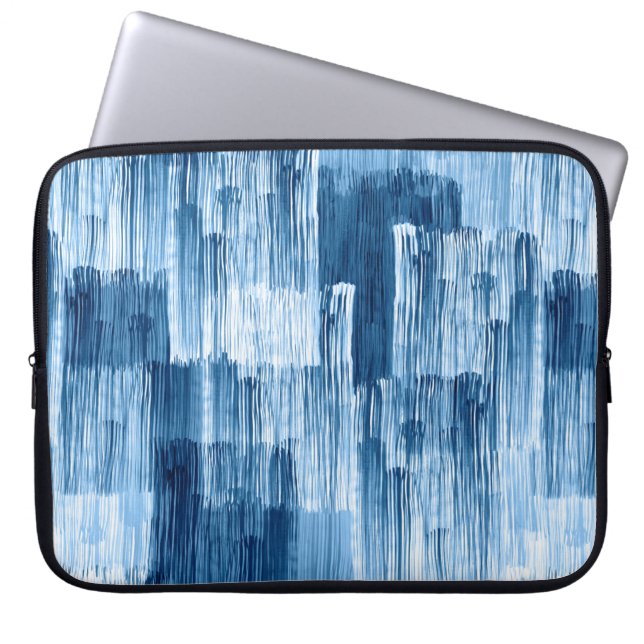 Abstrakte Pinselstriche Laptopschutzhülle (Vorderseite)