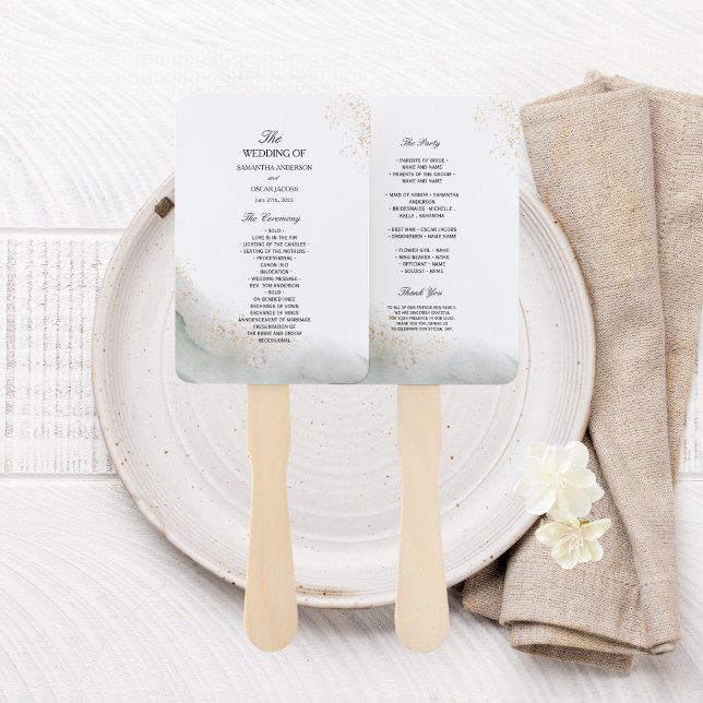 Abstrakte Pinselstriche und goldfarbene Pinselstri Fächer (Von Creator hochgeladen)