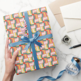 Abstrakte Pinwheels Geschenkpapier
