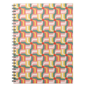 Abstrakte Pinwheels Notizblock