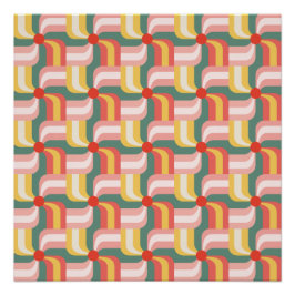 Abstrakte Pinwheels Poster