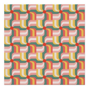 Abstrakte Pinwheels Poster