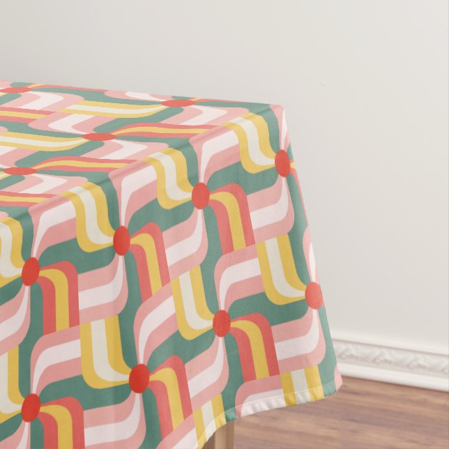 Abstrakte Pinwheels Tischdecke (Beispiel)