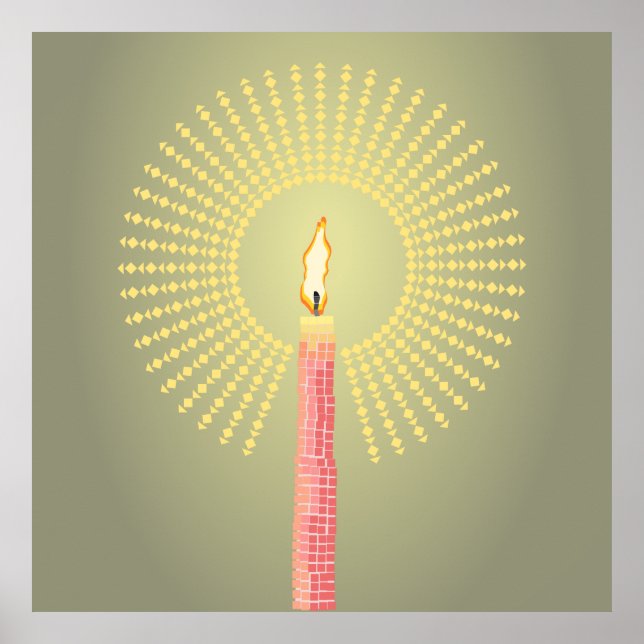 abstrakte Plakatwand Poster (Vorne)