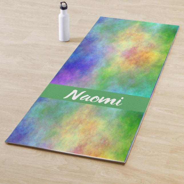 Abstrakte Plasmawolken Yogamat Yogamatte (Beispiel)