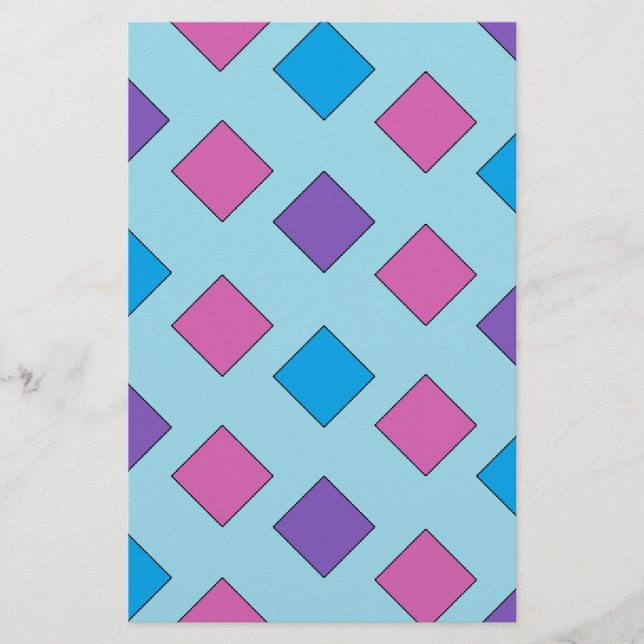 Abstrakte Plätze Papier (Vorderseite)