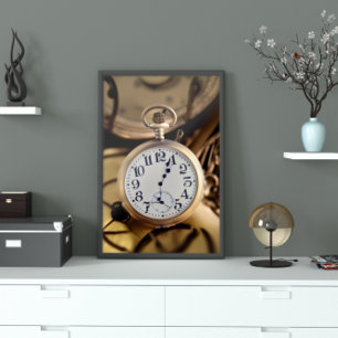 Abstrakte Pocket Watch Poster