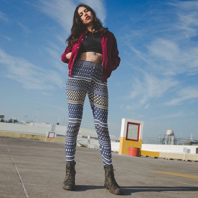 abstrakte Polargrenzen Leggings (Von Creator hochgeladen)