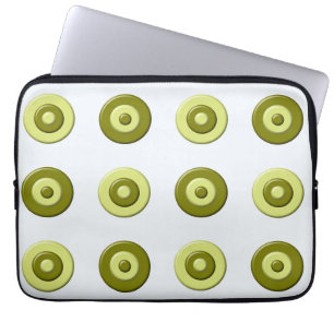 abstrakte Polkapunkte Laptopschutzhülle