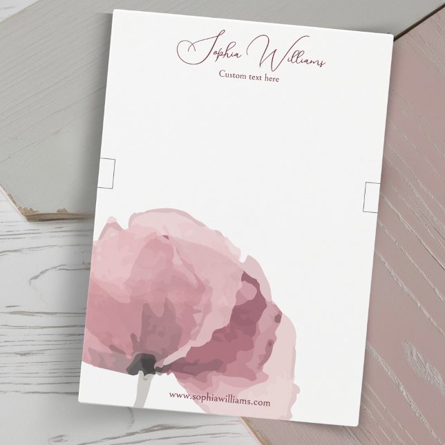 Abstrakte Poppy Bracelet Juwelierkarte (bracelet display card, cut outs on each side to hold bracelet)