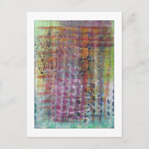 Abstrakte Postkarte