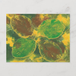 Abstrakte Postkarten für Birkenbaum im Herbst