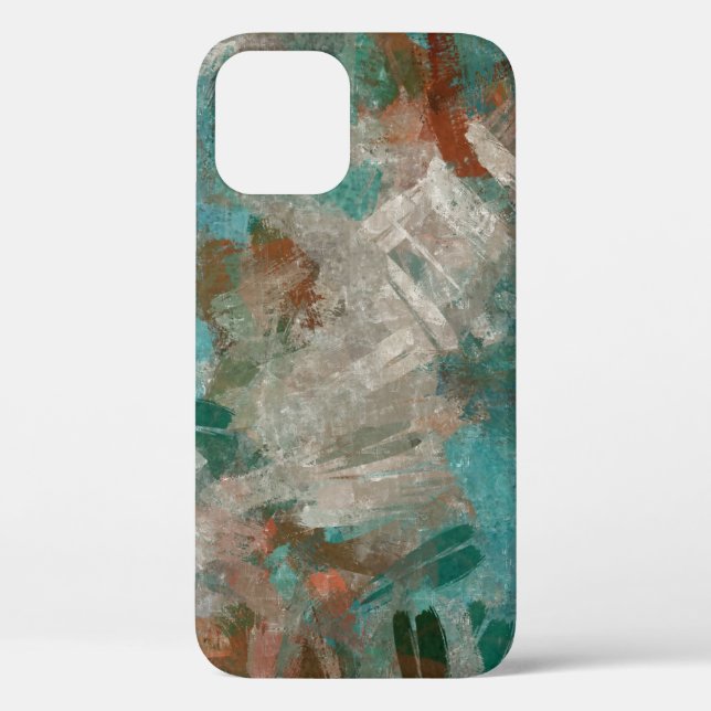 Abstrakte psychedelische Schlaganfälle Textur. Case-Mate iPhone Hülle (Rückseite)