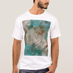 Abstrakte psychedelische Schlaganfälle Textur. T-Shirt