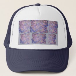 Abstrakte Pulse Trucker-Mütze Truckerkappe